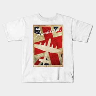 Vintage Shackleton Poster Kids T-Shirt